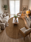 Toprak Kahverengi Modern Halı