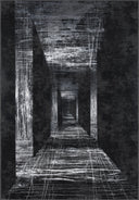 Perspektif Siyah Modern Halı
