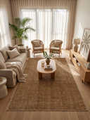 Toprak Kahverengi Modern Halı