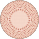 Papatya Somon Pembe Çiçek Desenli Halı