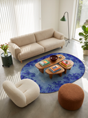 Bahar Saks Mavisi Modern Halı