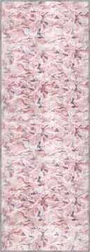 Kelebek İzleri Pembe Hayvan Figürlü Modern Halı