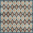 İkat Lacivert Kilim Desenli Halı