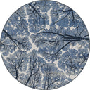 Gök Kubbe Mavi Modern Halı