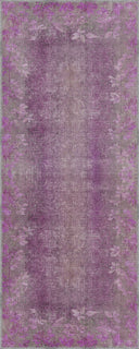 Bahar Eskitme Mor Modern Halı