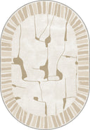 Wabi-Sabi Krem Modern Halı