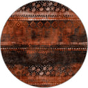 Kervan Kiremit Rengi Kilim Desenli Halı