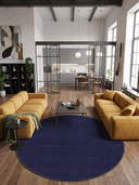 Yosun Kobalt Mavi Modern Halı