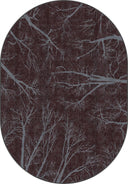 Gece Gök Kubbe Mürdüm Modern Halı