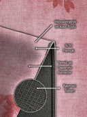 Bahar Toz Pembe Modern Halı