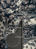 Çözülme Gri Modern Halı