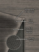Hüzme Kahverengi Modern Halı