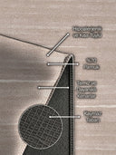 Hüzme Krem Modern Halı