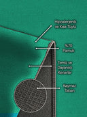 Hale Yeşil Modern Halı