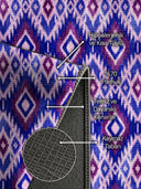 İkat Mor Kilim Desenli Halı