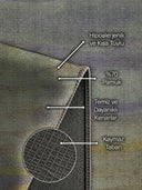 Puslu Çöl Sarı Modern Halı