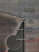 Puslu Çöl Turuncu Modern Halı
